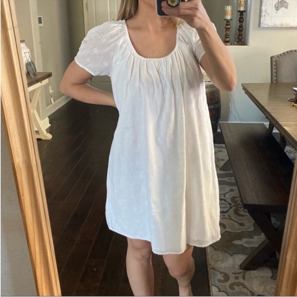 Sanctuary white eyelet round neck dress - Picture 2 of 2